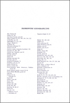 Skorowidz geograficzny