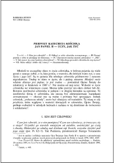 Pierwszy katecheta Kościoła Jan Paweł II - uczy, jak żyć