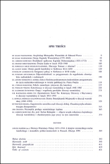 Studia Warmińskie T. 32 (1995) - spis treści