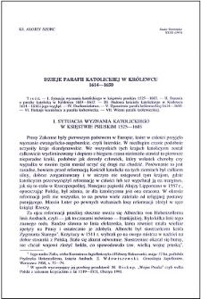 Dzieje parafii katolickiej w Królewcu 1614-1650