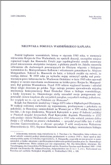 Niezwykła posługa warmińskiego kapłana