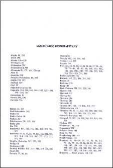 Skorowidz geograficzny