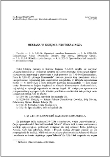 Mesjasz w Księdze Protoizajasza