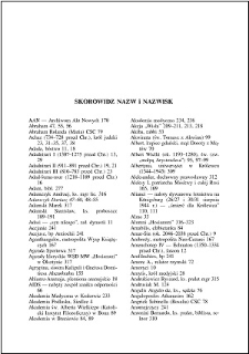 Skorowidz nazw i nazwisk