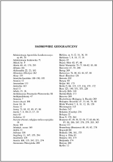Skorowidz geograficzny