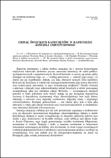 Udział świeckich katechetów w katechezie "Kościoła Chrystusowego"