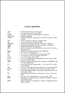 Wykaz skrótów