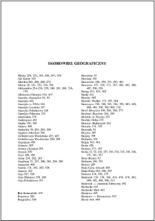 Skorowidz geograficzny