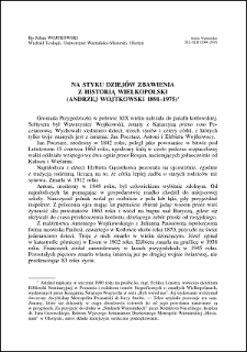 Na styku dziejów zbawienia z historią Wielkopolski : (Andrzej Wojtkowski 1891-1975)