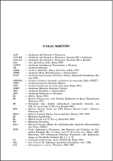 Wykaz skrótów