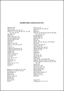 Skorowidz geograficzny