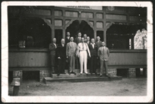 [Przybylski Józef z kolegami w Lidzbarku]