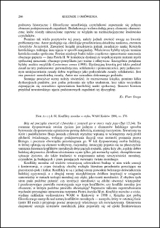 Piotr Aszyk SJ, Konflikty moralne a etyka : [recenzja]