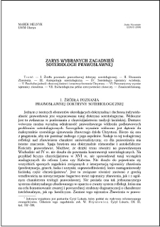 Zarys wybranych zagadnień soteriologii prawosławnej