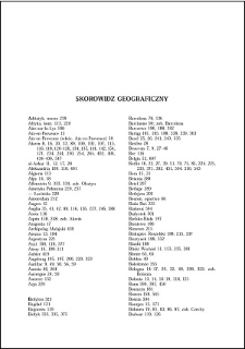 Skorowidz geograficzny