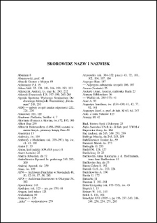Skorowidz nazw i nazwisk