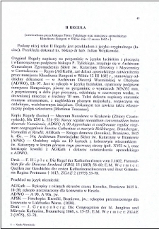 II Reguła