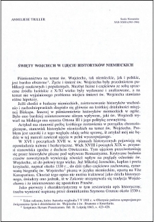 Św. Wojciech w ujęciu historyków niemieckich