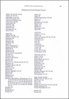 Indeks nazw geograficznych