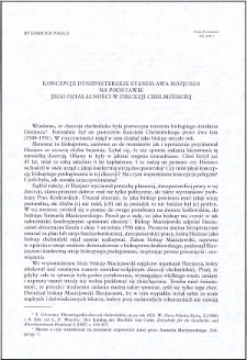 Koncepcje duszpasterskie Stanisława Hozjusza na podstawie jego działalności w diecezji chełmińskiej