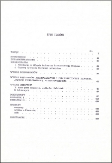 Studia Warmińskie T. 17 (1980) - spis treści