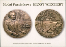Medal pamiątkowy Ernst Wiechert