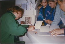 [Spotkanie autorskie z Wandą Chotomską w Oddziale Literatury Zagranicznej WBP w Olsztynie. 1]