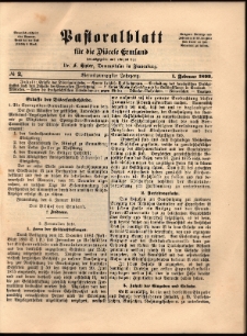 Pastoralblatt für die Diözese Ermland, 1892, nr 2