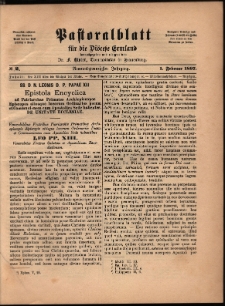 Pastoralblatt für die Diözese Ermland, 1897, nr 2