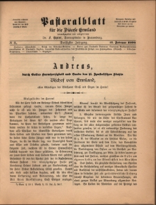 Pastoralblatt für die Diözese Ermland, 1898, nr 3