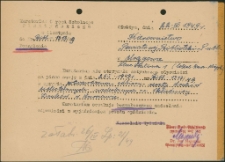 [Ponaglenie z Kuratorium Okręgu Olsztyńskiego 1949]