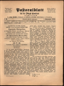 Pastoralblatt für die Diözese Ermland, 1902, nr 9