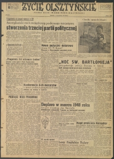 Życie Olsztyńskie : pismo ziemi warmińsko-mazurskiej, 1947, nr 107