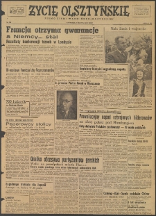 Życie Olsztyńskie : pismo ziemi warmińsko-mazurskiej, 1947, nr 119