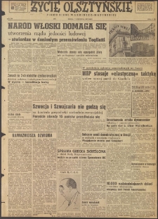 Życie Olsztyńskie : pismo ziemi warmińsko-mazurskiej, 1947 nr 139