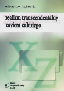 Realizm transcendentalny Xaviera Zubiriego