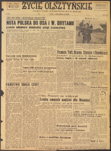 Życie Olsztyńskie : pismo ziemi warmińsko-mazurskiej, 1947, nr 162