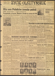 Życie Olsztyńskie : pismo ziemi warmińsko-mazurskiej, 1947, nr 165