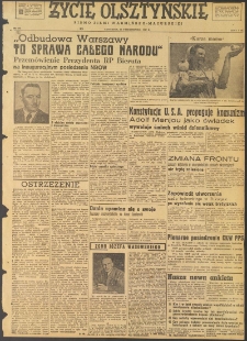 Życie Olsztyńskie : pismo ziemi warmińsko-mazurskiej, 1947, nr 175