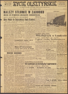 Życie Olsztyńskie : pismo ziemi warmińsko-mazurskiej, 1947, nr 187