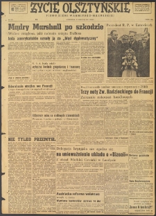 Życie Olsztyńskie : pismo ziemi warmińsko-mazurskiej, 1947, nr 222