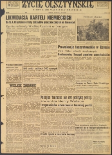 Życie Olsztyńskie : pismo ziemi warmińsko-mazurskiej, 1947, nr 234