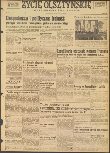 Życie Olsztyńskie : pismo ziemi warmińsko-mazurskiej, 1947, nr 226