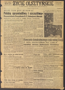Życie Olsztyńskie : pismo ziemi warmińsko-mazurskiej, 1947, nr 237