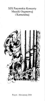 XIX Pasymskie Koncerty Muzyki Organowej i Kameralnej