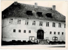 Budynek kina "Perkoz" przy ulicy Dworcowej w Pasymiu