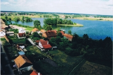 Pasym - widok z wieży kościoła katolickiego 2003r. [1]