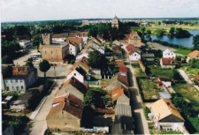 Pasym - widok z wieży kościoła katolickiego 2003r. [2]