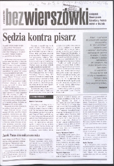 Bez Wierszówki, 2004, nr 1
