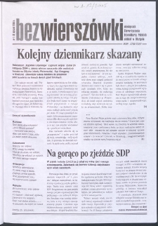 Bez Wierszówki, 2005, nr 1